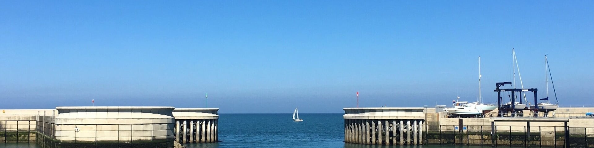 Greystones Marina provides a perfect setting to sit and relax for a while.