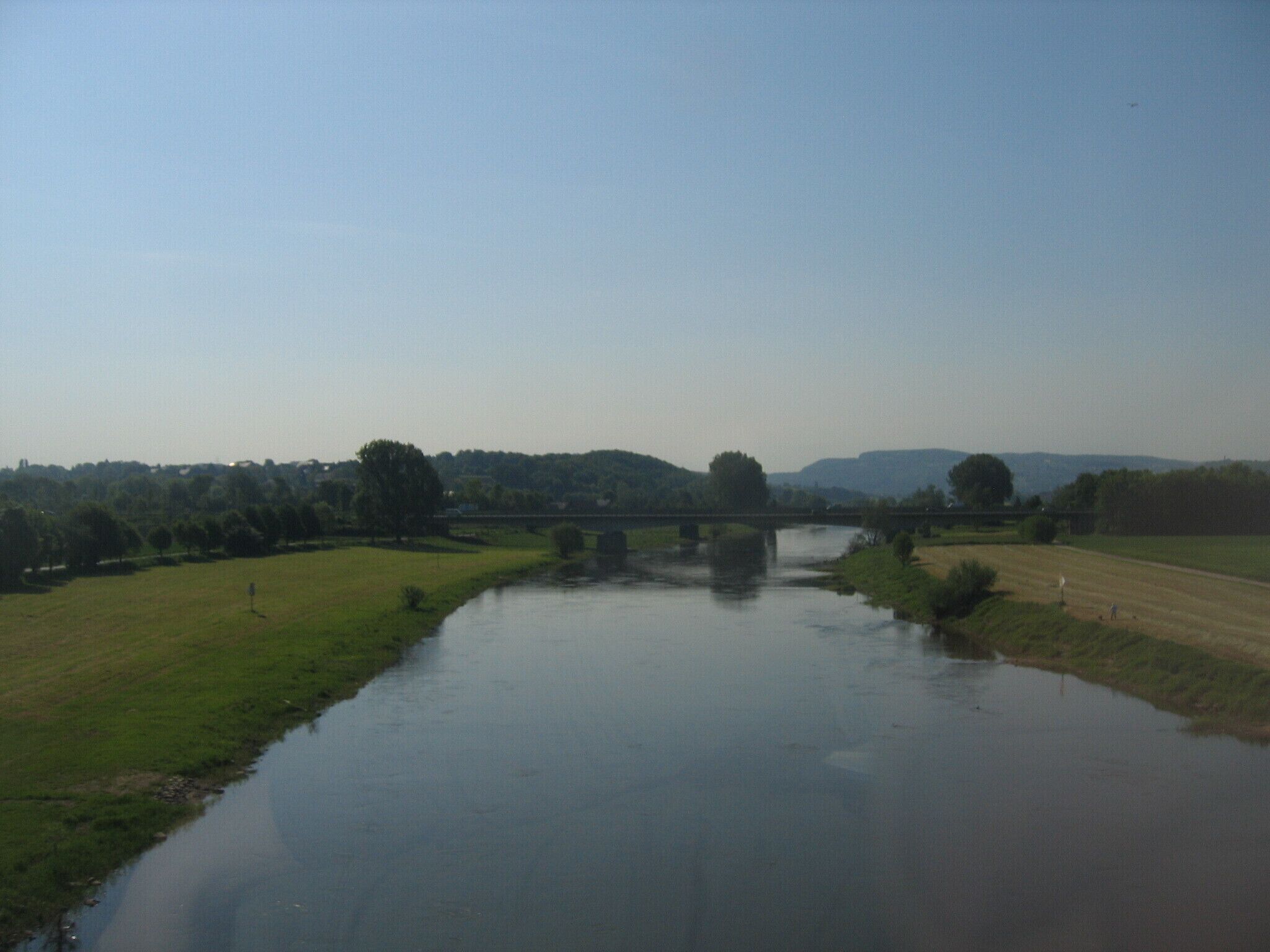 Weser-bridge of Autobahn A2 near Bad Oeynhausen and Porta Westfalica