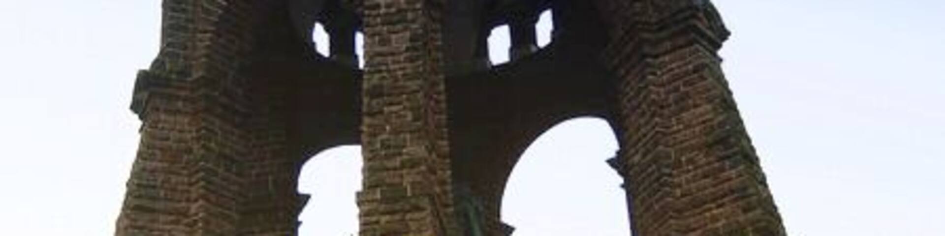 Kaieser Wilhelm memorial in Porta Westfalica, Minden-Lübbecke, North Rhine-Westphalia, Germany.