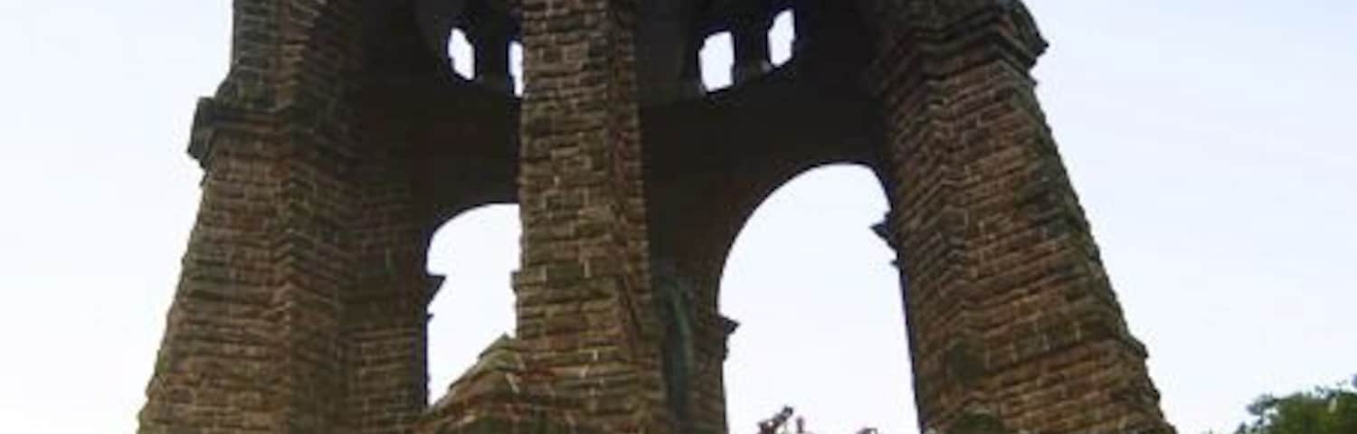 Kaieser Wilhelm memorial in Porta Westfalica, Minden-Lübbecke, North Rhine-Westphalia, Germany.