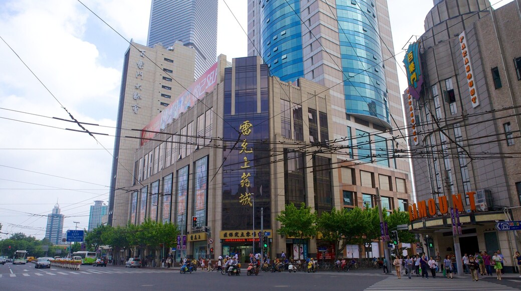 Jing\'an showing a city