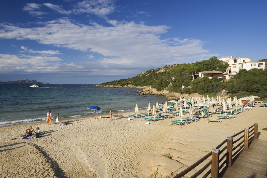 Baja Sardinia beach Sardinia Italy