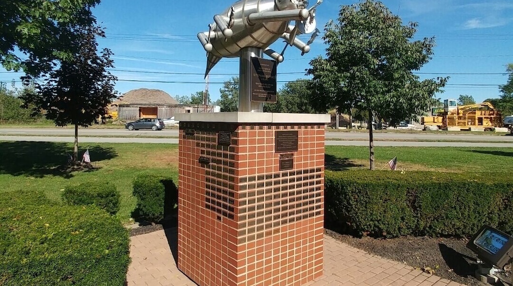 The Navy Seabees Memorial in North Tonawanda.