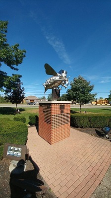 The Navy Seabees Memorial in North Tonawanda.