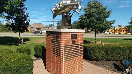 The Navy Seabees Memorial in North Tonawanda.