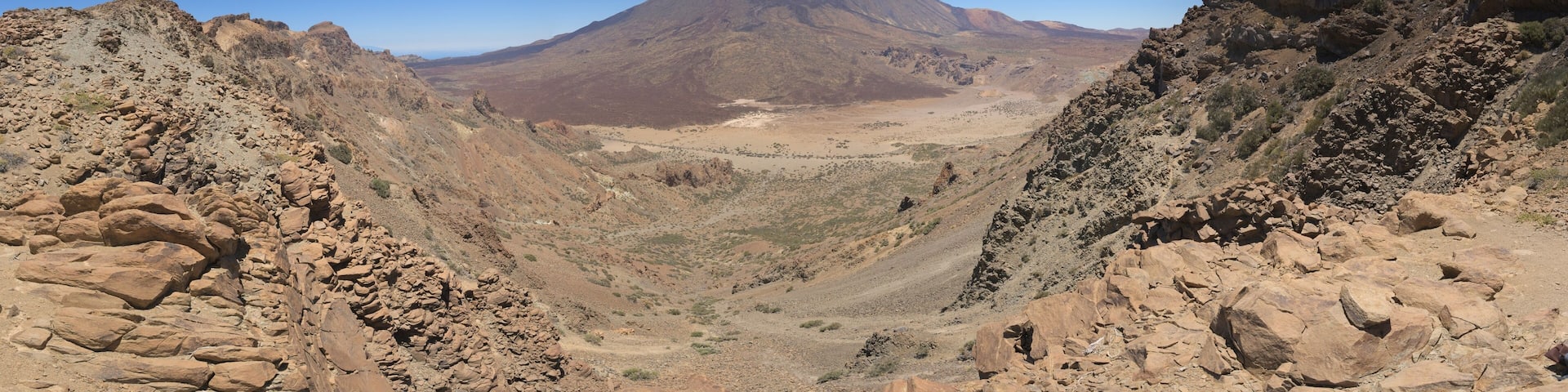 El Teide desde las cumbres del Andén del Gato.
