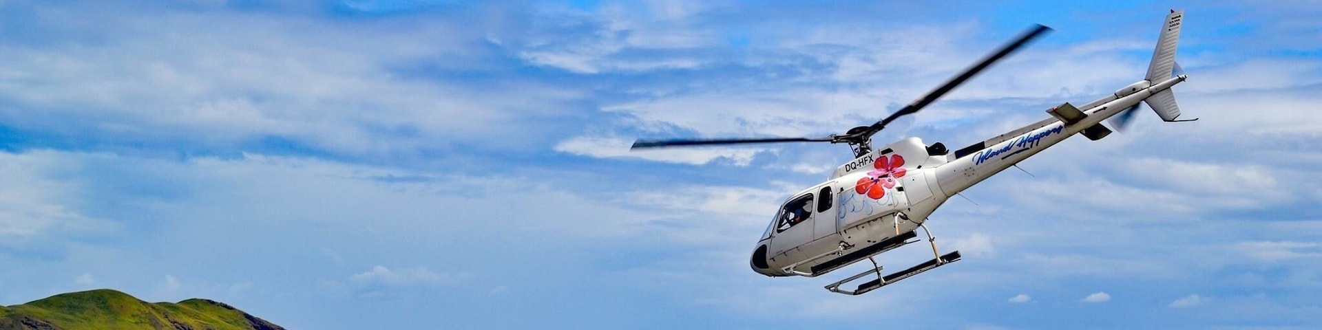 Arrivals and departures on Tokoriki Island, Fiji.