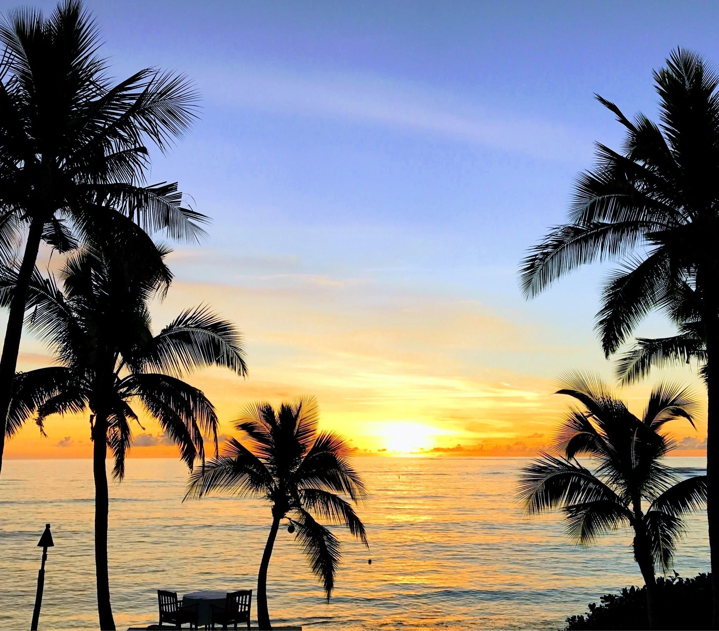 Sunset view for two please.