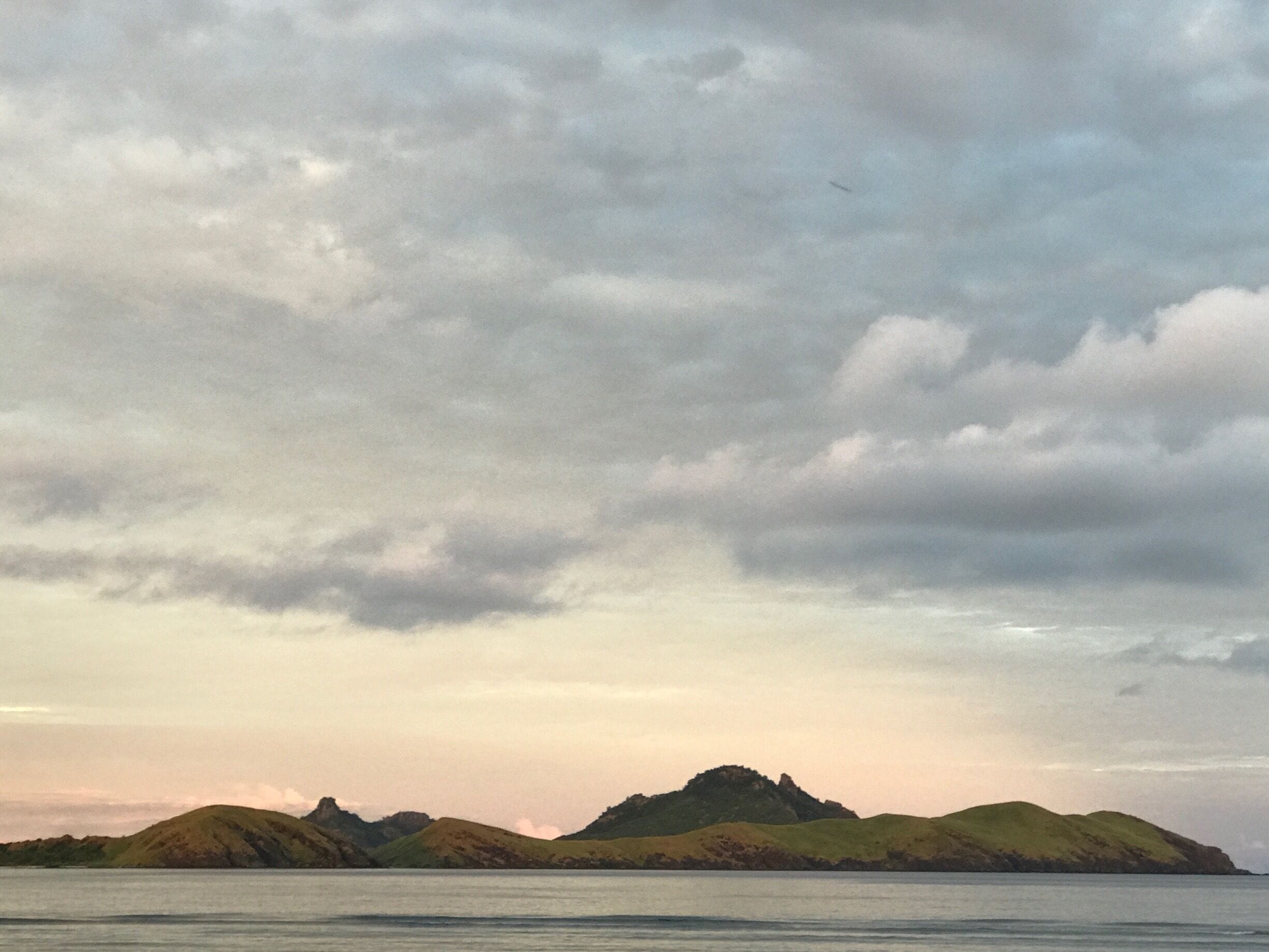 View from Beachfront Pool Bure.  It's a beautiful Island resort over the pacific.