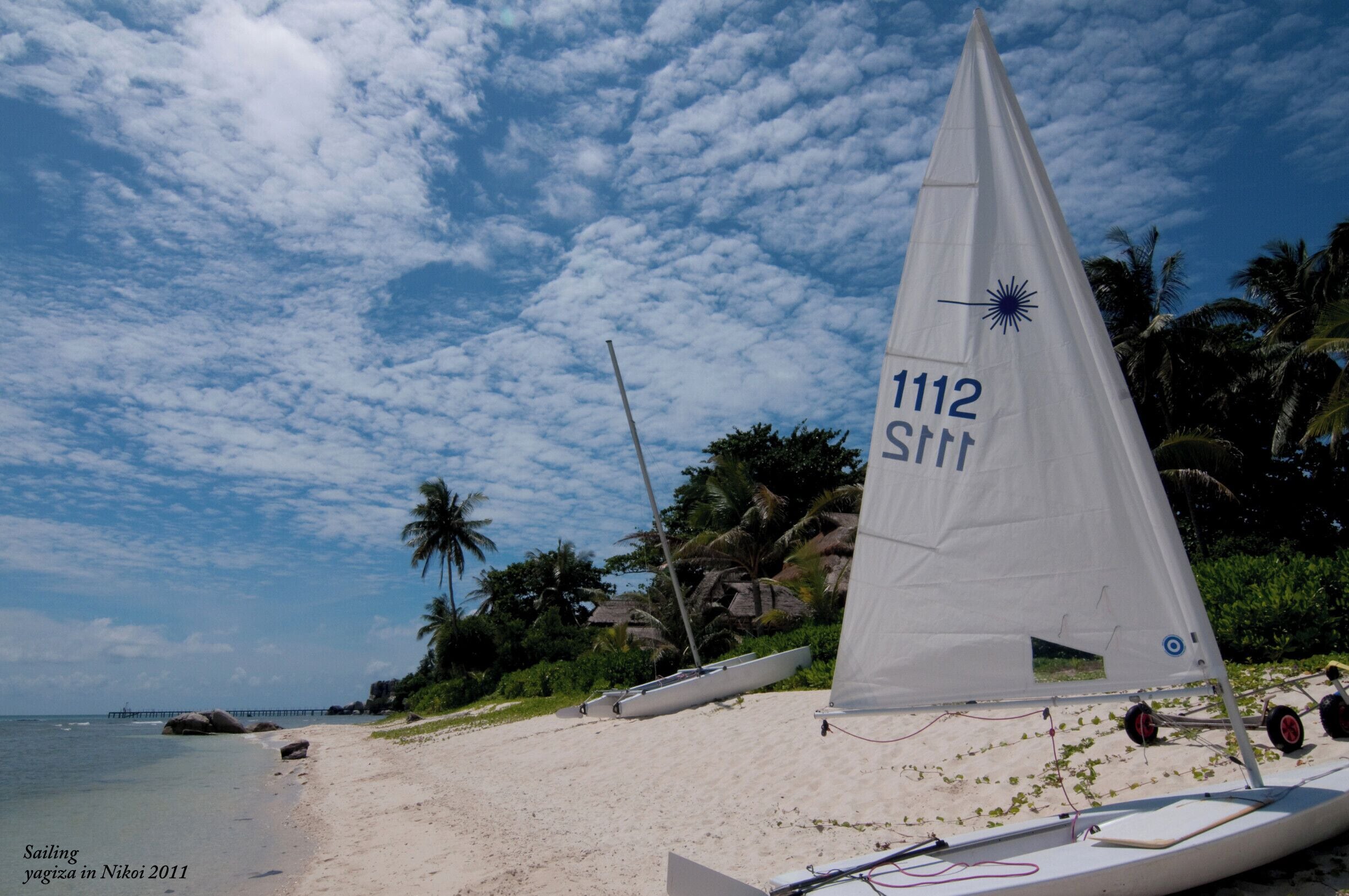 You can enjoy the yachts at Nikoi Island. The beautiful sea makes one completely relaxed. An eco-friendly island. #sea #sky #nikoi #indonesia #island #