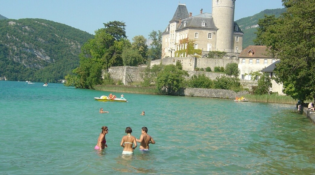 plage de duingt. Lac d'Annecy
