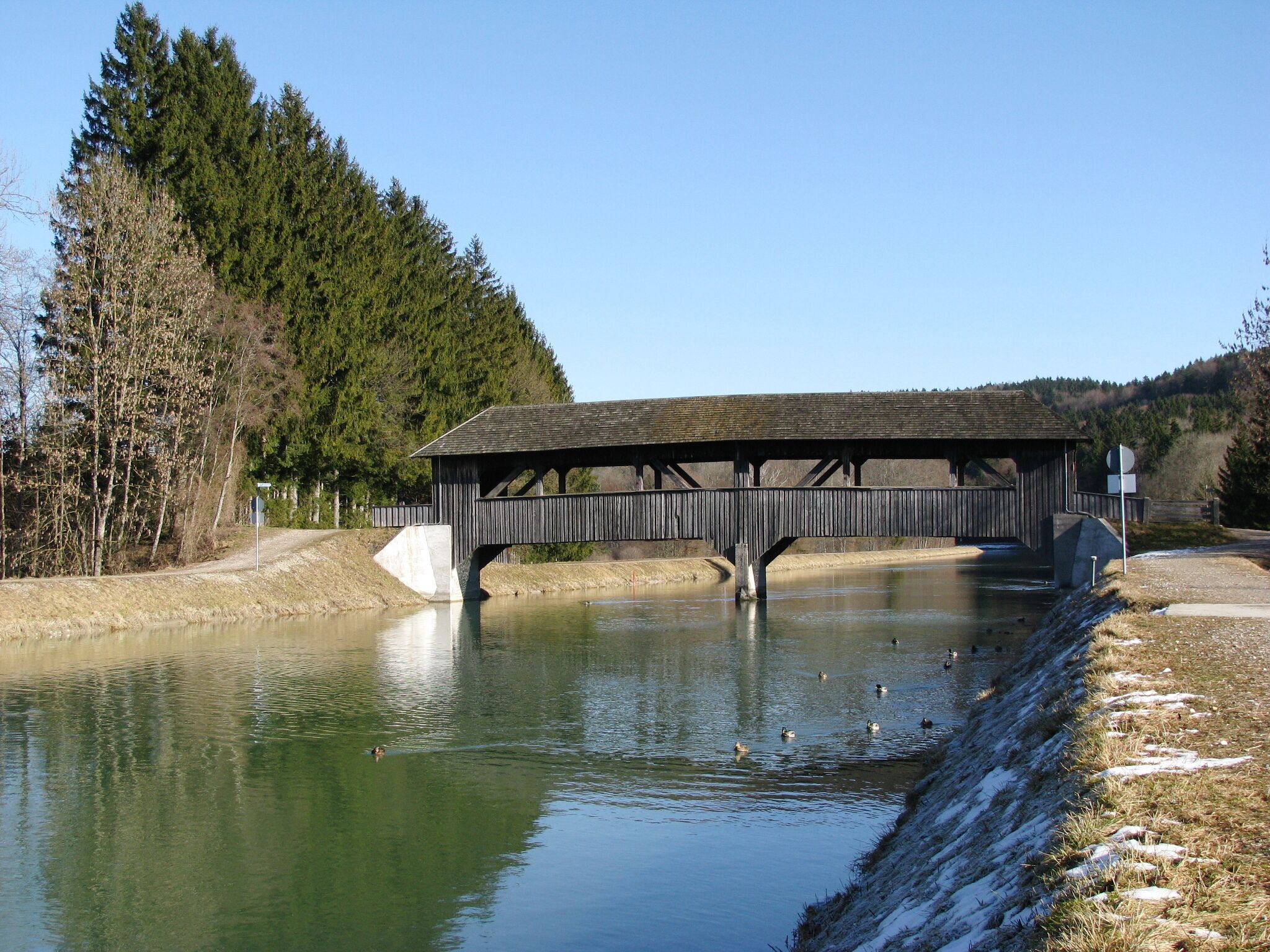 Mühltalkanal bei Aumühle.