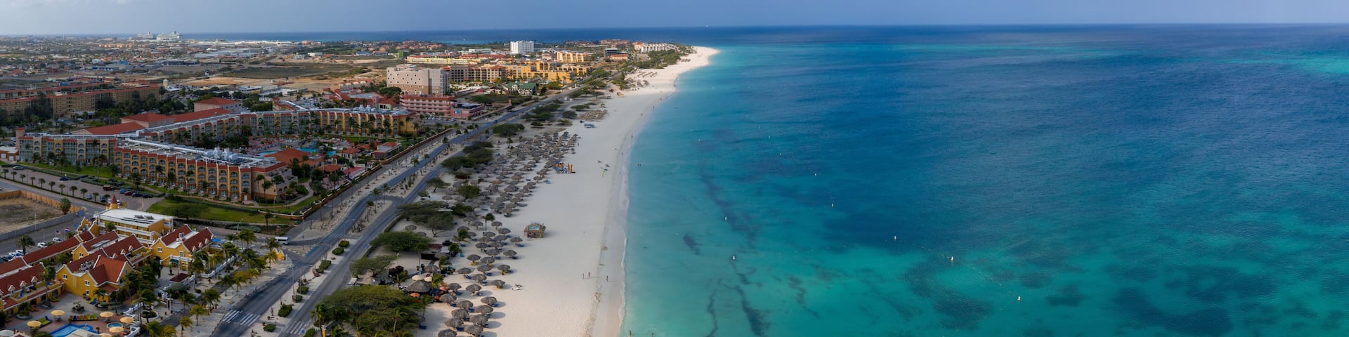 Eagle Beach, Aruba von oben
