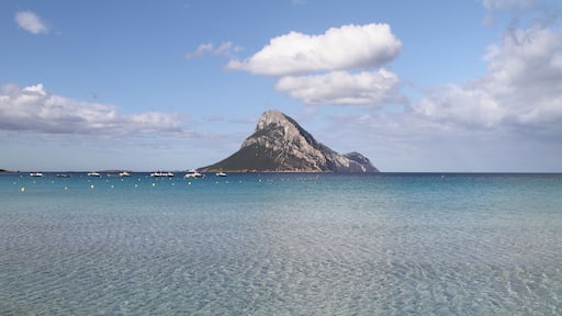 L'ìsola di Tavolara vista da Porto Taverna.