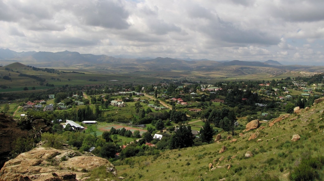 From the top of our hike in Clarens, South Africa
