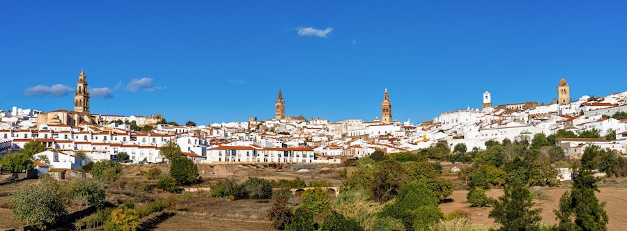 Jerez de los Caballeros, City at Badajoz, Extremadura in Spain