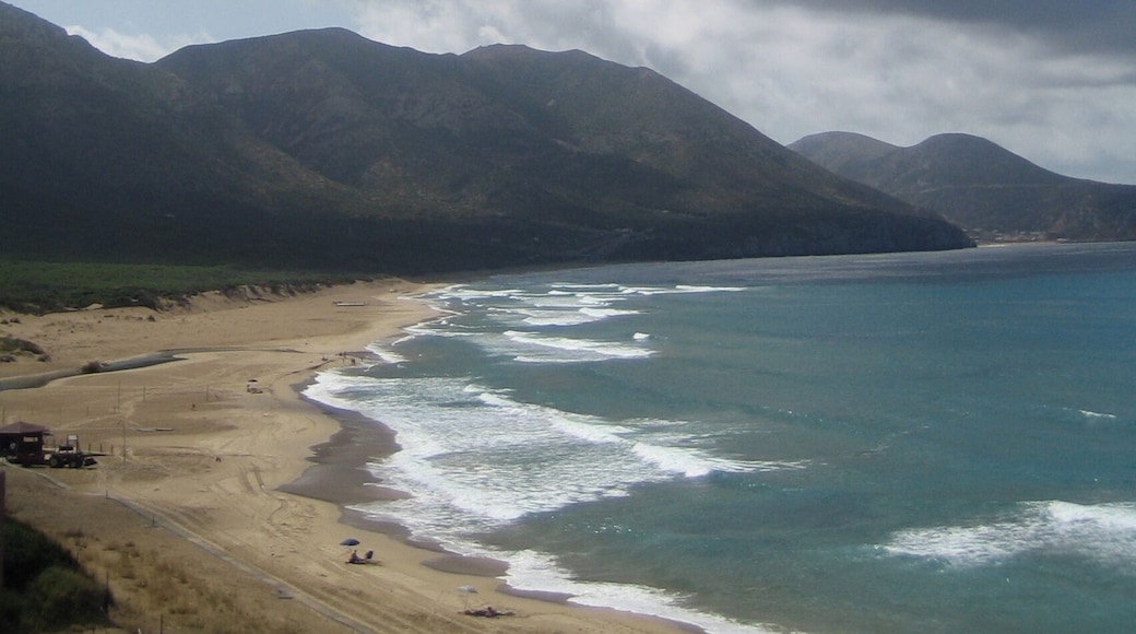 Portixeddu beach, West Sardinia, Italy