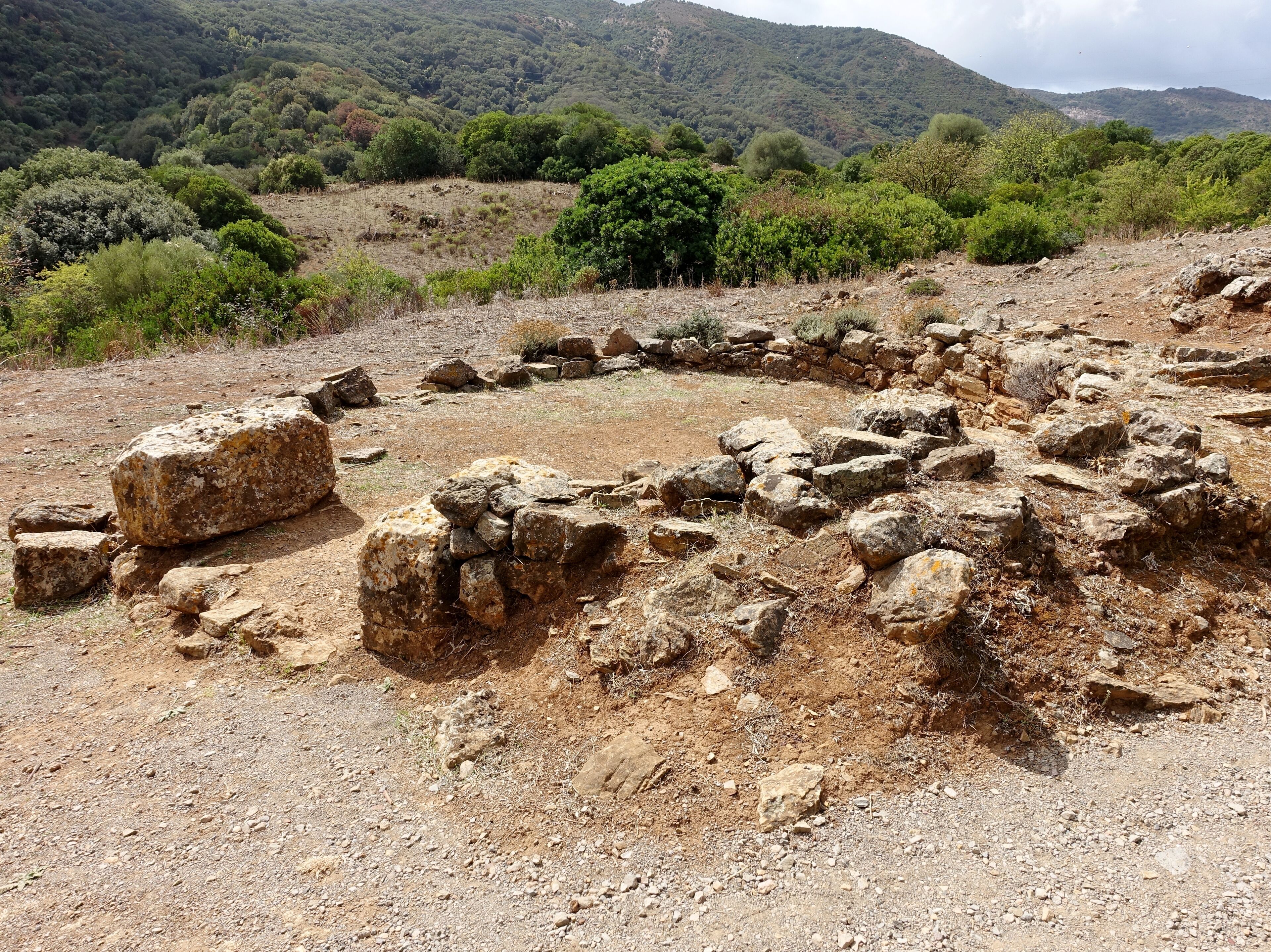 Nuraghendorf von Antas (Villaggio nuragico di Antas), Gemeinde Fluminimaggiore, Sardinien, Italien