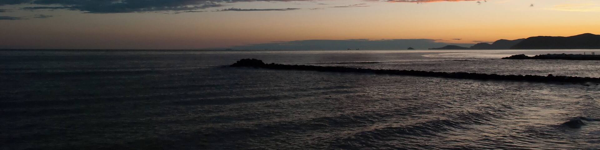 Tramonto a Marina di Massa