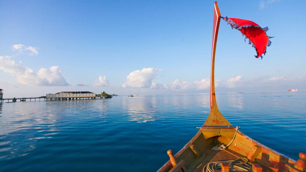 Caption---- Paradise at Velavaru, Maldives