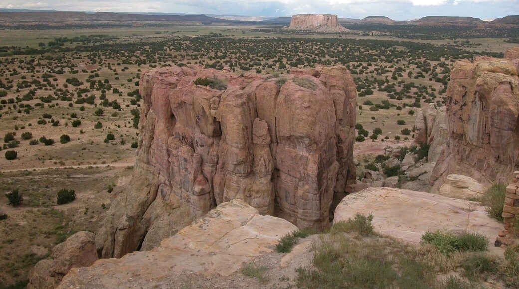 Skip the casino and see the real Sky City. This Mesa was photographed from Acoma Pueblo.