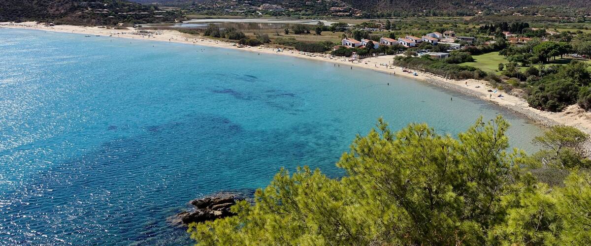 Strand Sa Colonia (Spiaggia della Colonia), Gemeinde Domus de Maria, Sardinien, Italien