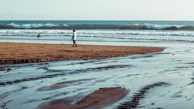 river flow in Petitenget Beach Kerobokan North Kuta