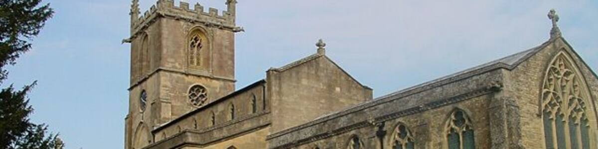 St Mary the Virgin parish church, Gillingham, Dorset, seen from the southeast, with the 14th-century chancel on the right