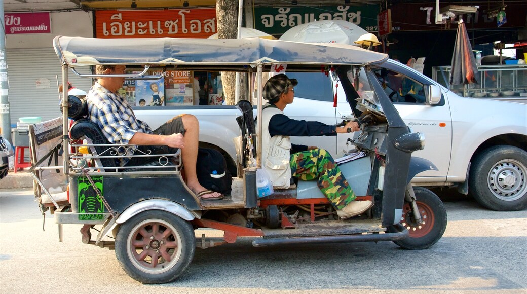 North Thailand featuring street scenes as well as a small group of people