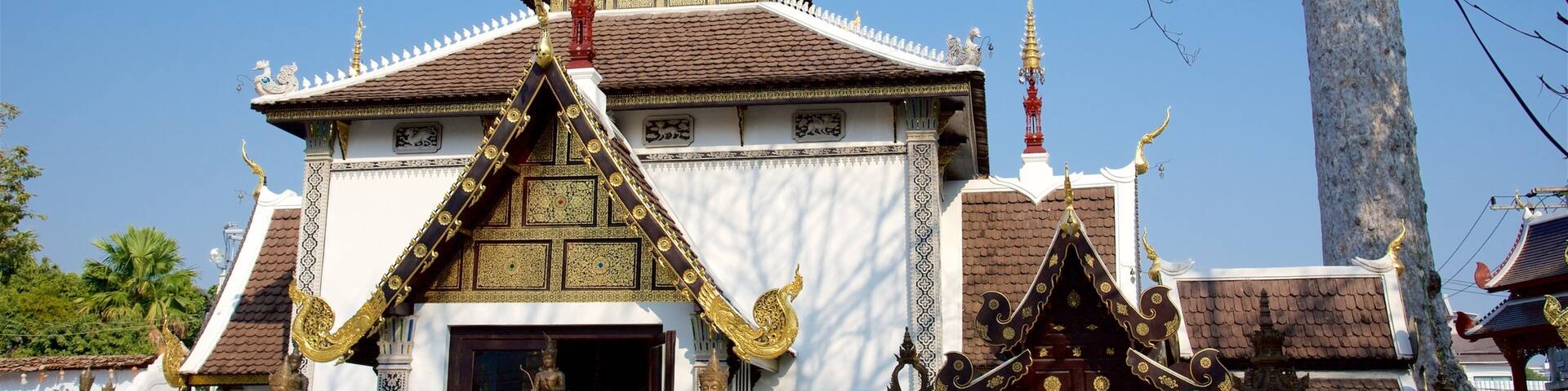 North Thailand showing a temple or place of worship