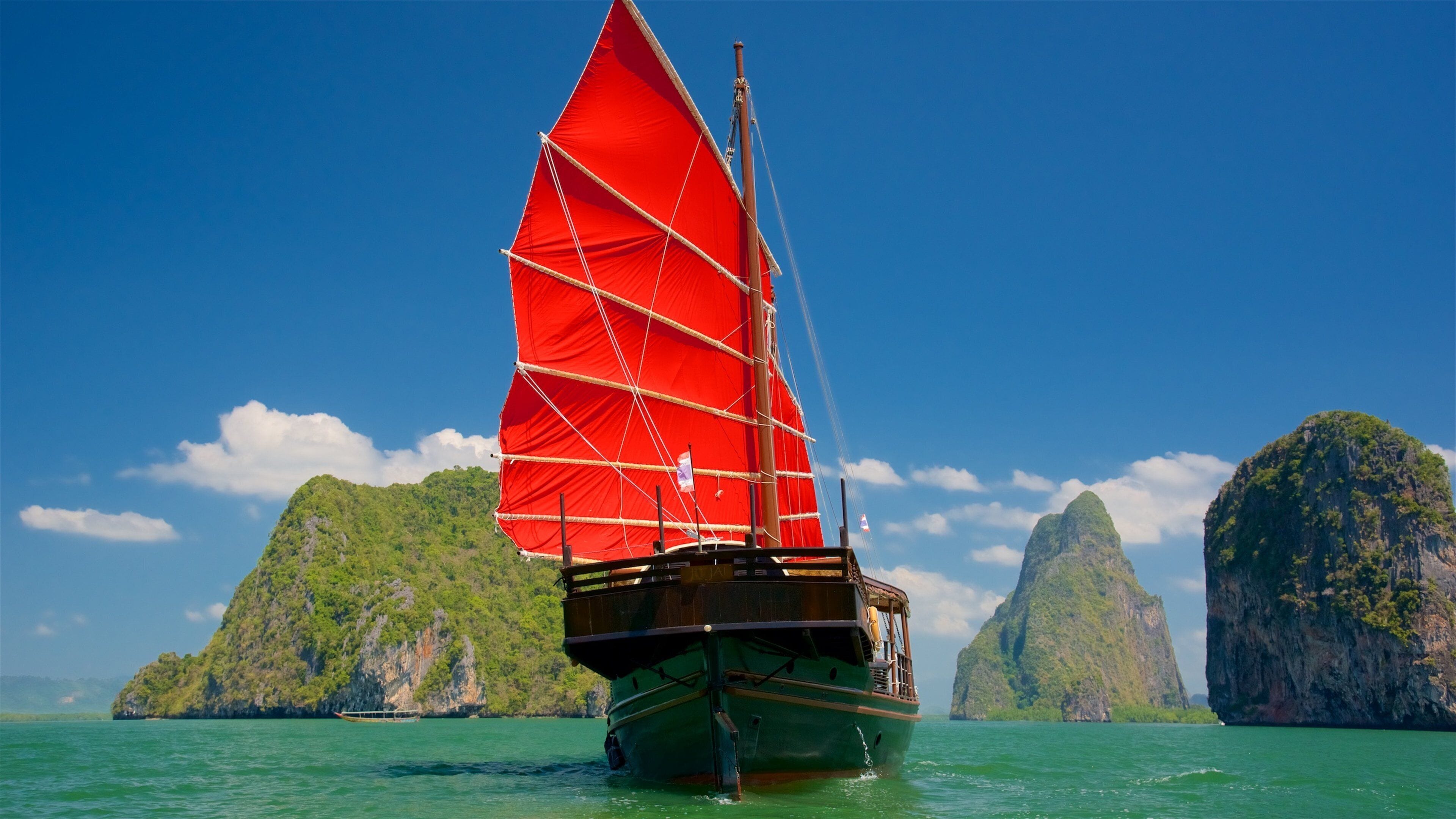 South Thailand featuring boating, general coastal views and tropical scenes