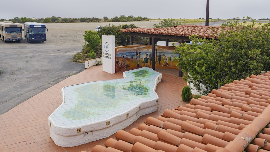 The airport of Catalina Island, Los Angels Country, California