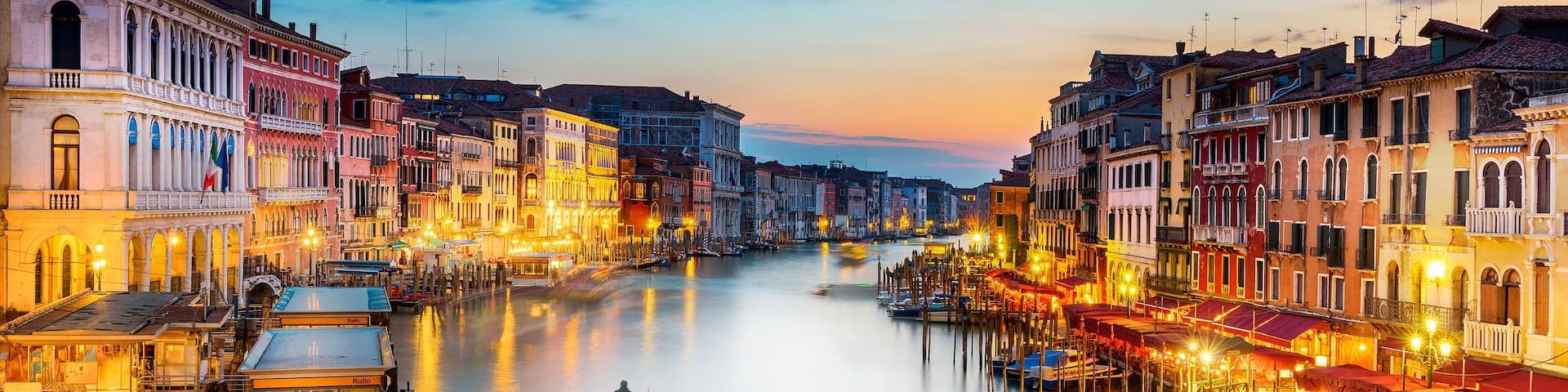 Grand Canal at night, Venice
