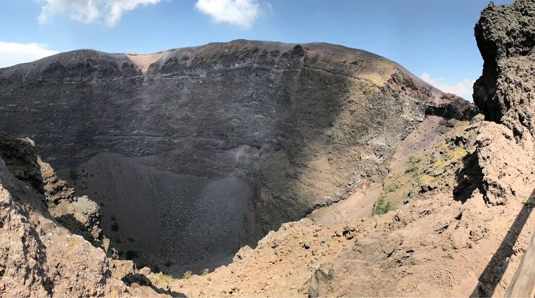 I may have been the last person from our group to make it to the top of Mount Vesuvius but it was worth every footstep to the top. Breathtaking too.
