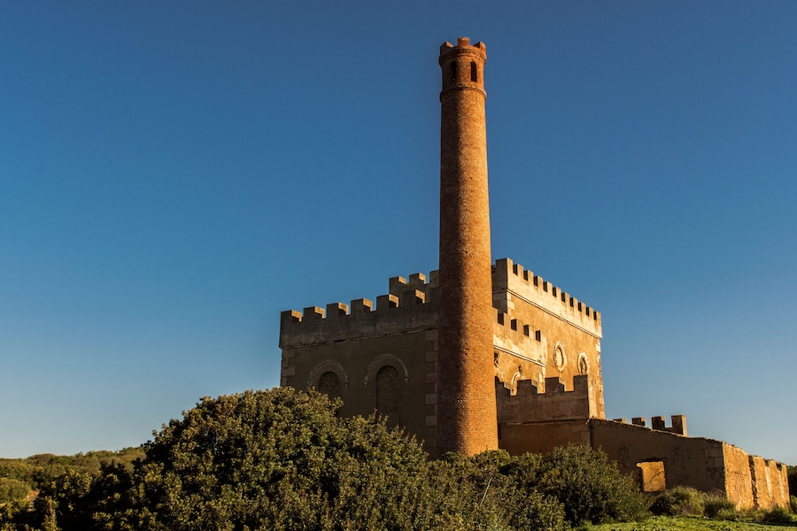 Pozzo Santa Barbara mine, "Sa Macchina Beccia" Iglesias (Sardinia - Italy)