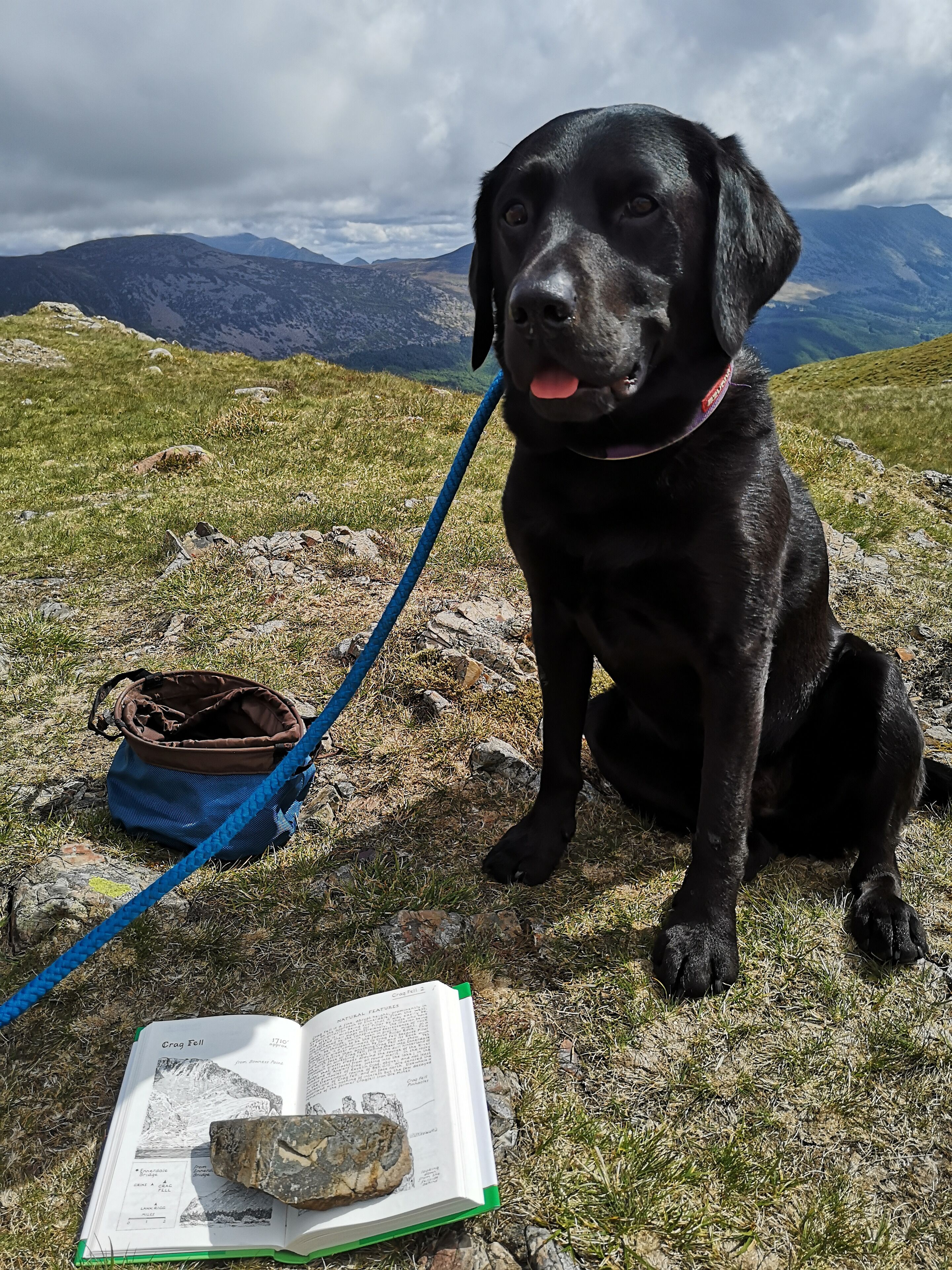 Good walk up from Ennerdale Water. Hugo did his third Wainwright. :)