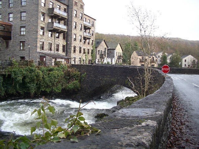 Whitewater Bridge. This bridge is located near the Whitewater Hotel and Lakeland Holiday Village. The bridge crosses the River Leven. Several years ago is was common, during summertime, to see people jumping off the bridge into the river but for safety reasons a local bylaw now prevents this. This section of the river is also popular with Canoists'and the hotel allow them to use the river during certain days throughout the winter.