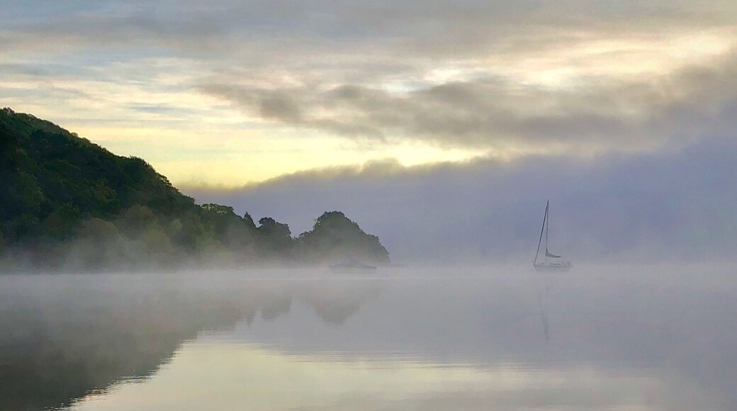 An early morning start at work with a view!