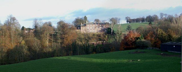 Corby Castle Looking across to Corby Castle from Wetheral Priory gatehouse