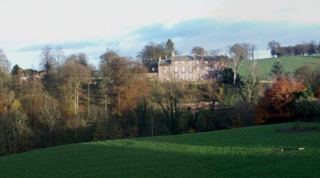 Corby Castle Looking across to Corby Castle from Wetheral Priory gatehouse