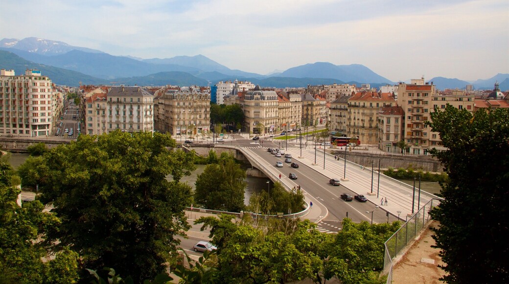 Rhone-Alpes featuring a city