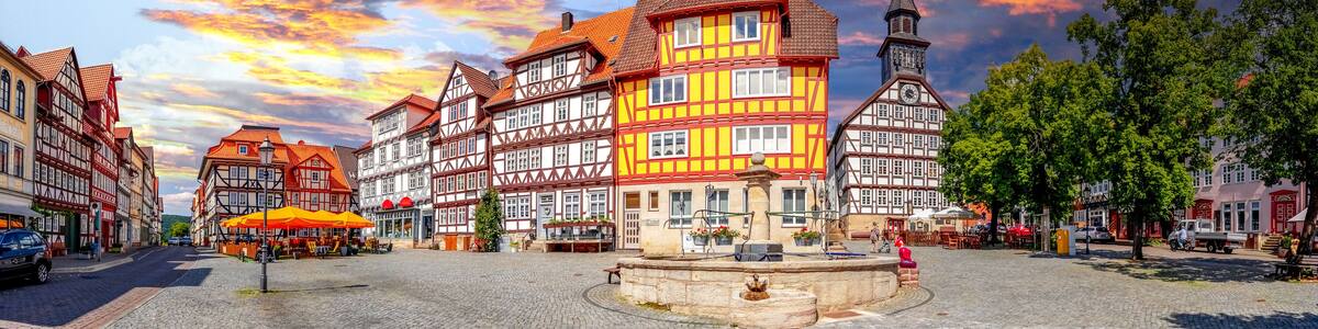 Marktplatz, Bad Sooden Allendorf, Hessen, Deutschland