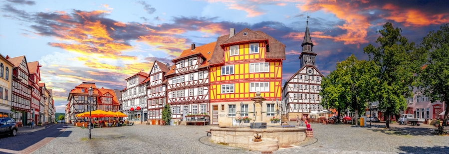 Marktplatz, Bad Sooden Allendorf, Hessen, Deutschland