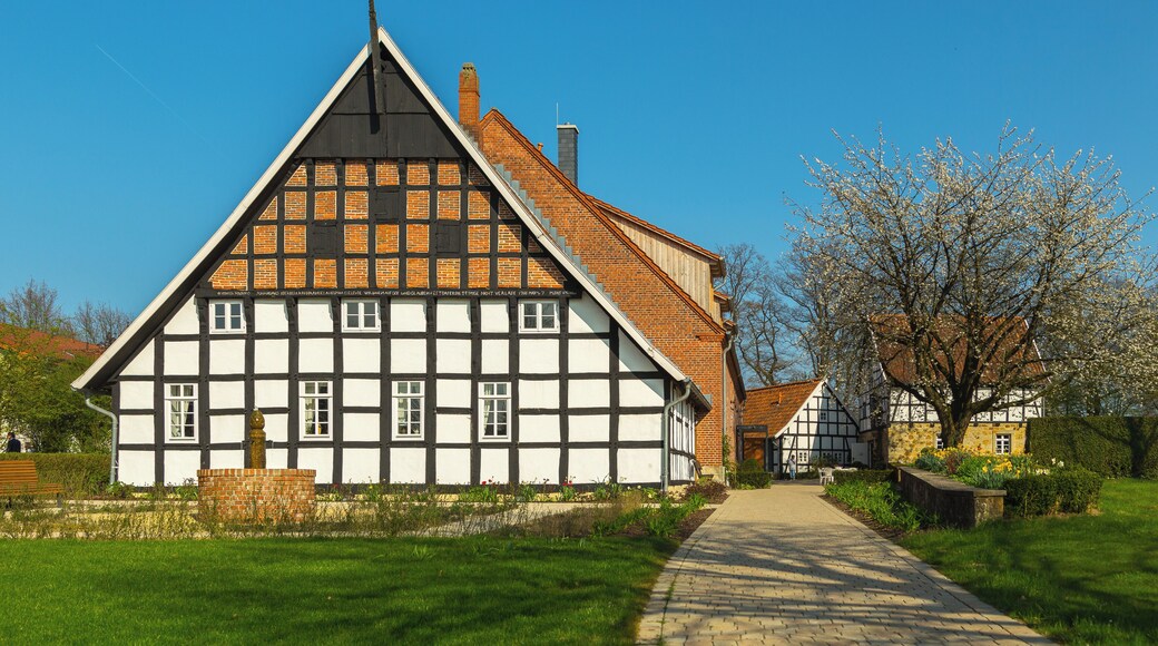 Averbeck's Farm (Averbecks Hof) in Glane, Bad Iburg, Landkreis Osnabrück, Lower Saxony, Germany.