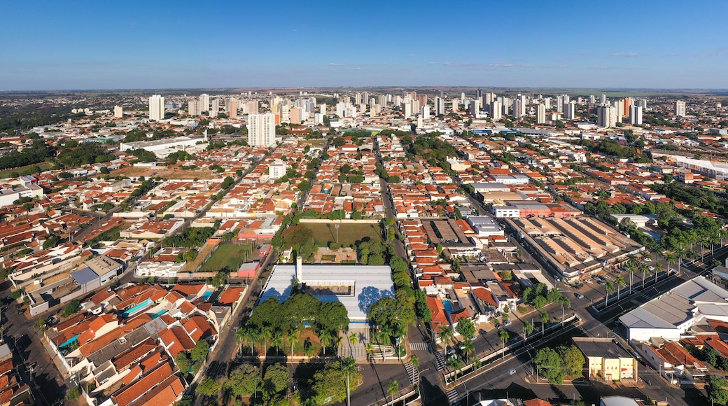 Araçatuba, State of São Paulo, Brazil, November 2018. Panoramic aerial view.