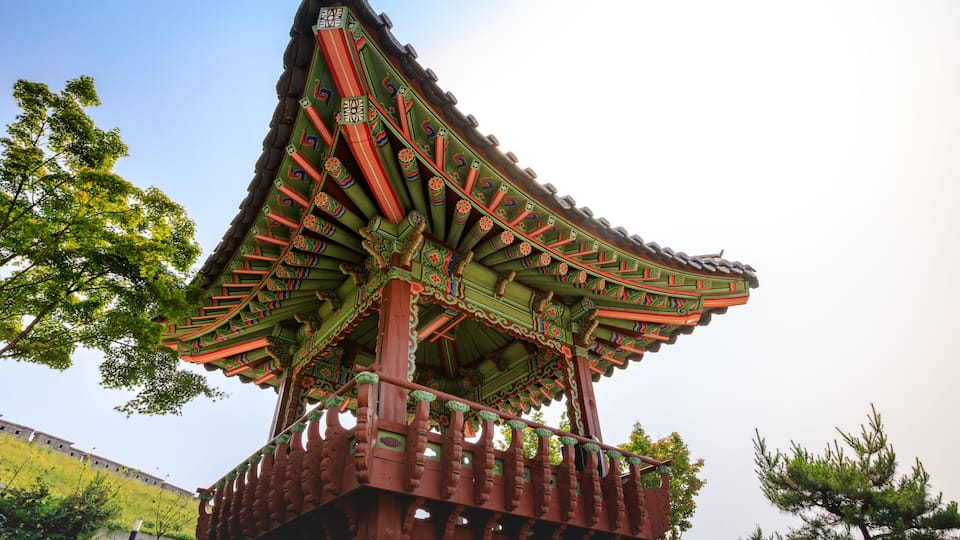 Dongdaemun Seonggwak Park in Dongdaemun district on Jun 18, 2017 in Seoul city, South Korea