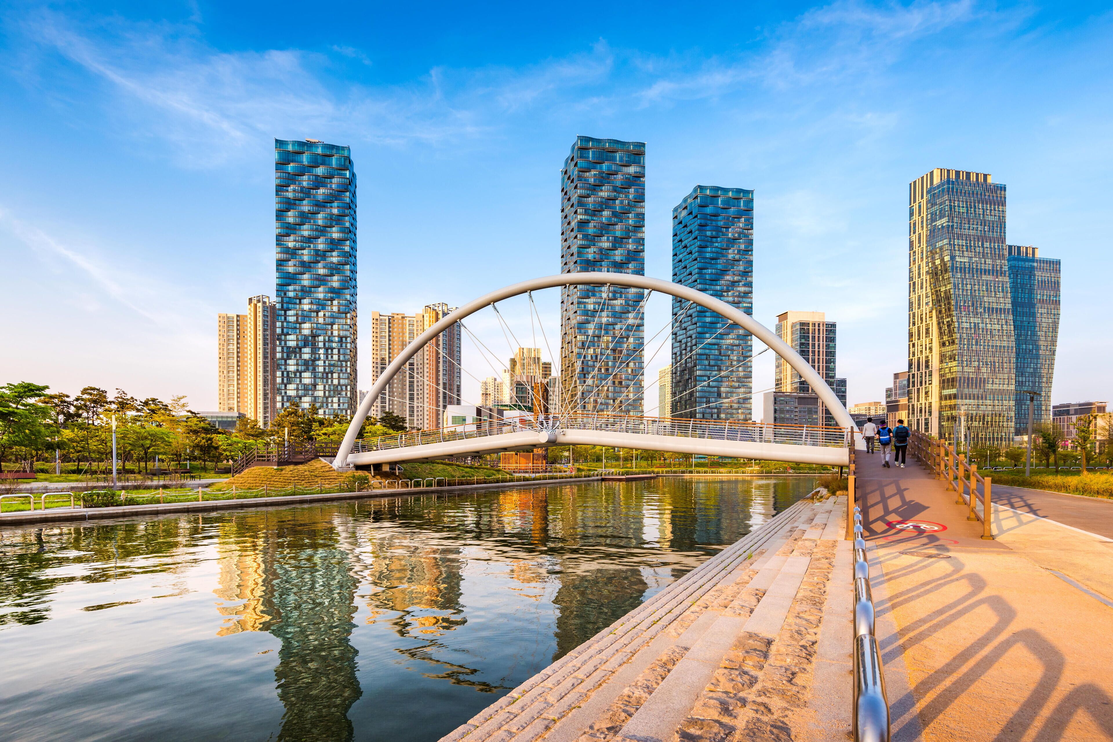 Incheon,Central Park in Songdo International Business District , South Korea