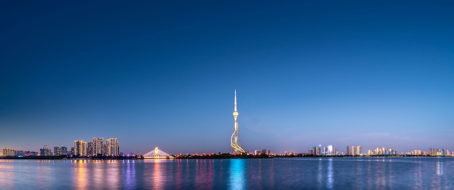 Scenery of Linyi City, Shandong, China