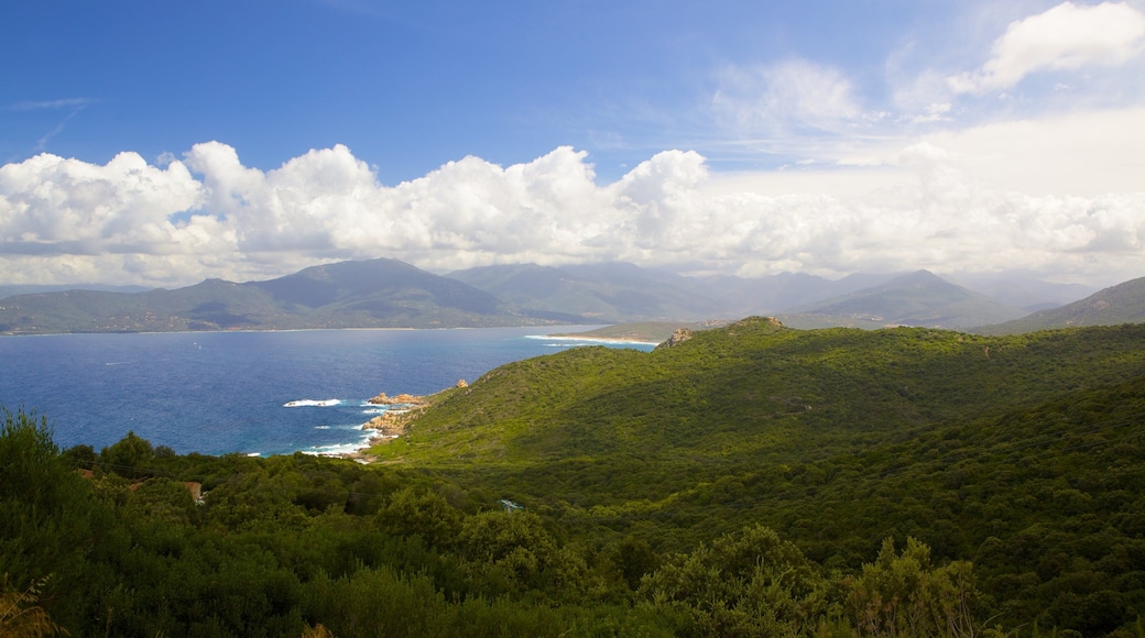 Corsica del sud caratteristiche di vista della costa