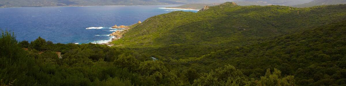 Southern Corsica featuring general coastal views